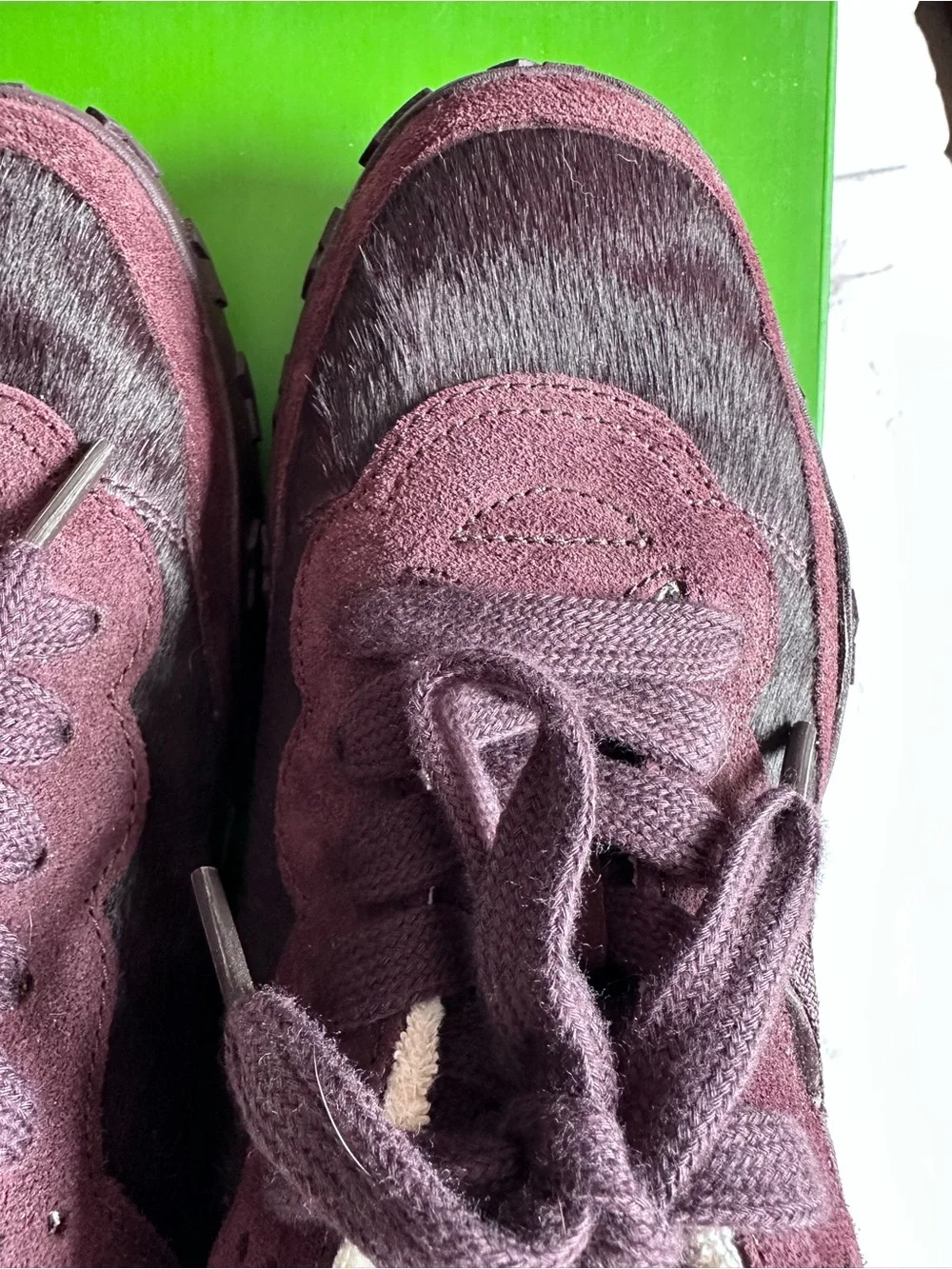 Kate Spade K As In Kate Runner Haircalf Sneakers Blackberry Jam